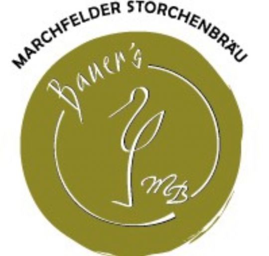 Marchfelder Storchenbräu Logo