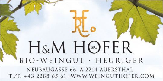 Weingut Hofer Logo Anschrift