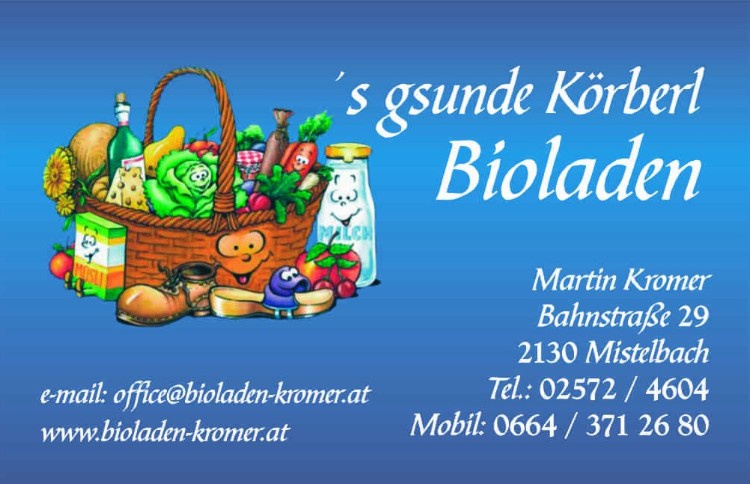 Bioladen_Kromer_Visitenkarten