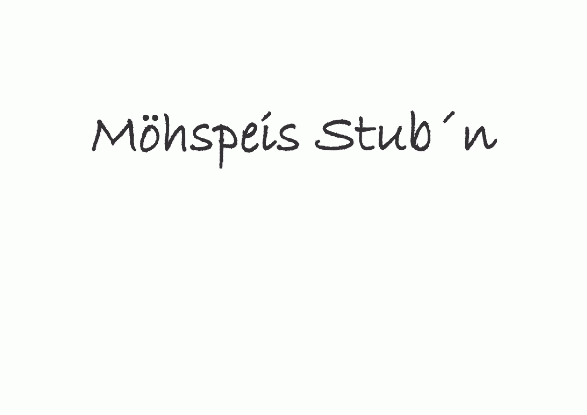 Möhspeisstubn Logo