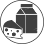 Milch, Käse & Milchprodukte Icon Milch, Käse & Milchprodukte