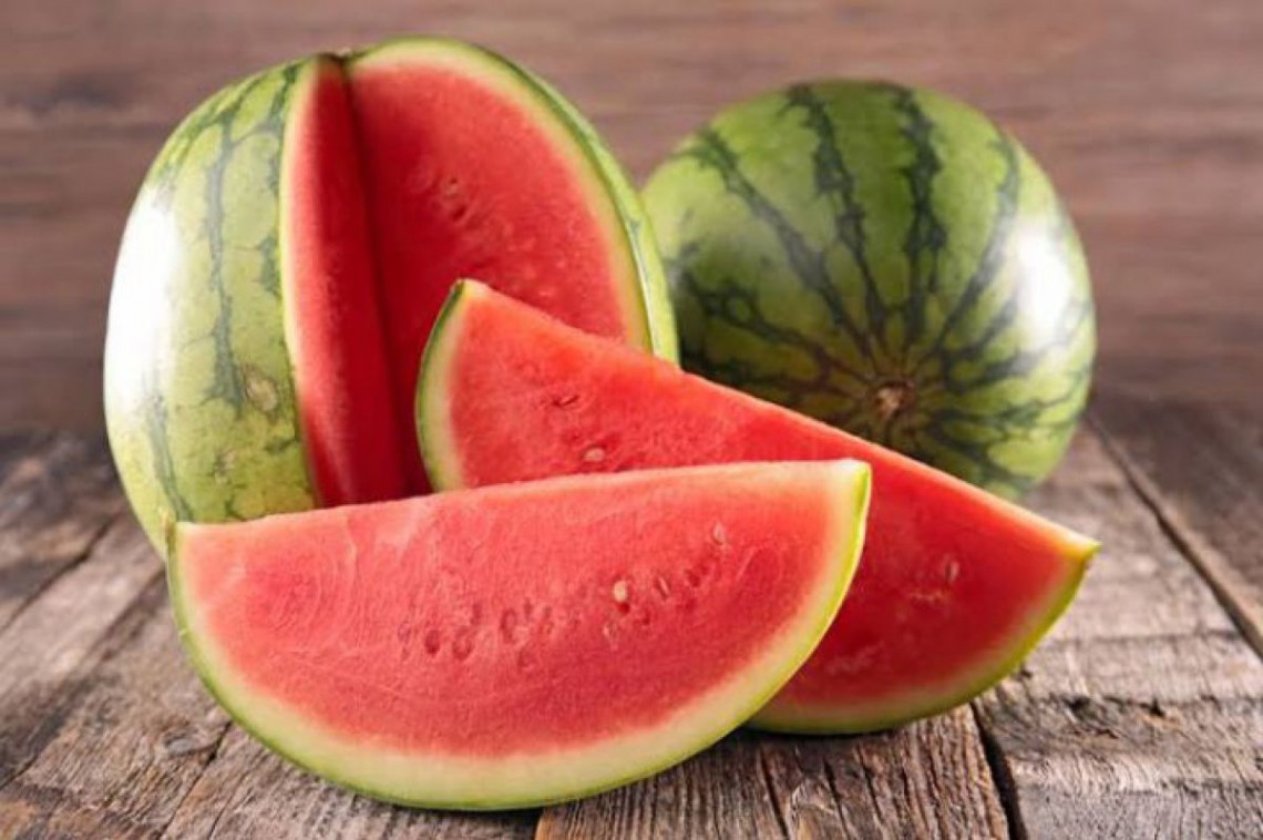 Aufgeschnittene Wassermelone