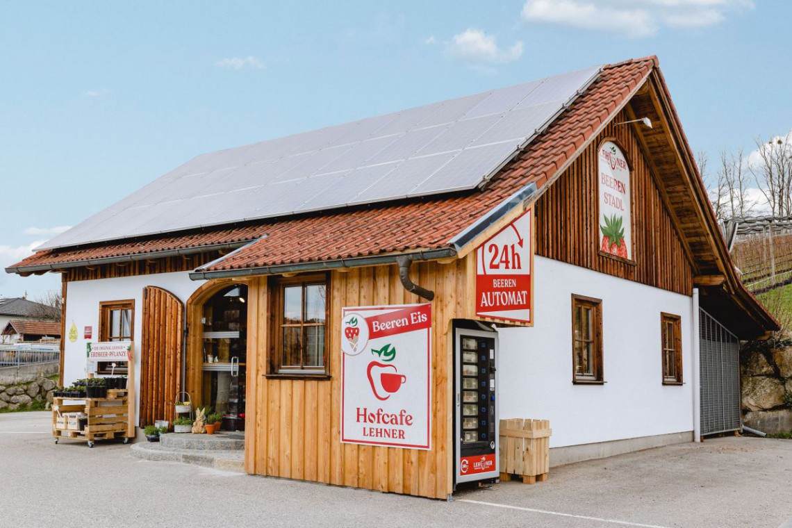 Beeren Lehner Verkaufslokal von außen