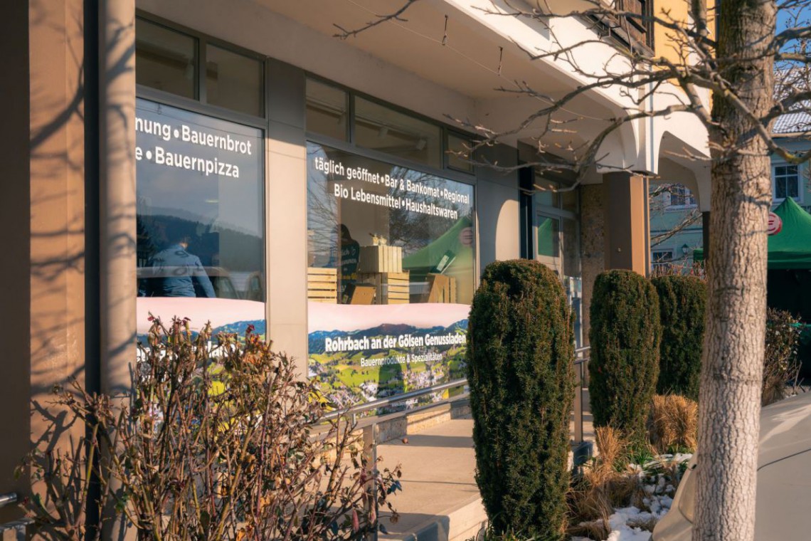 BioSympatic-Rohrbach Genussladen - Außenansicht des Ladens