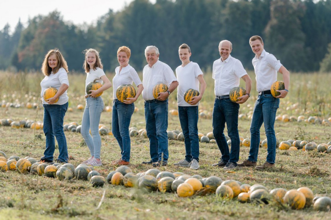 Kürbishof Metz, Team Kürbishof Metz auf dem Kürbisfeld