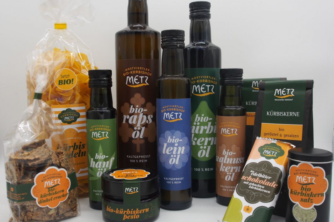 Kürbishof Metz, gesamtes Produktsortiment