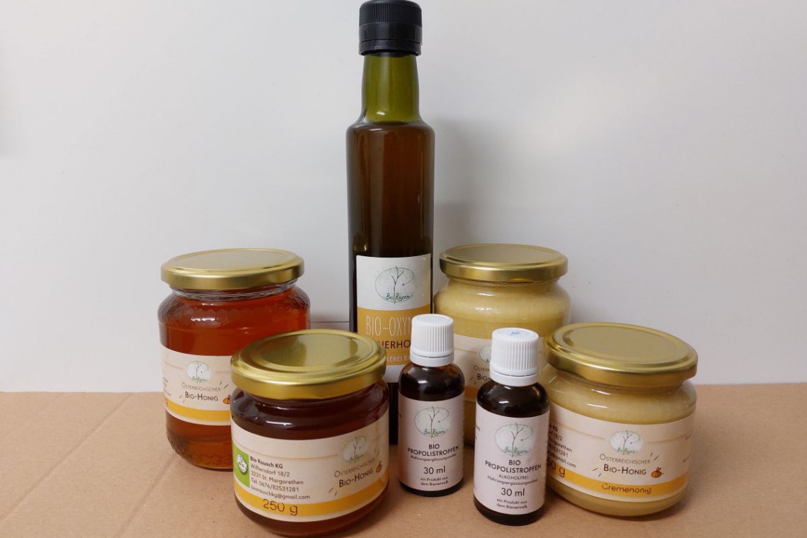 Honigprodukte der Familie Rausch