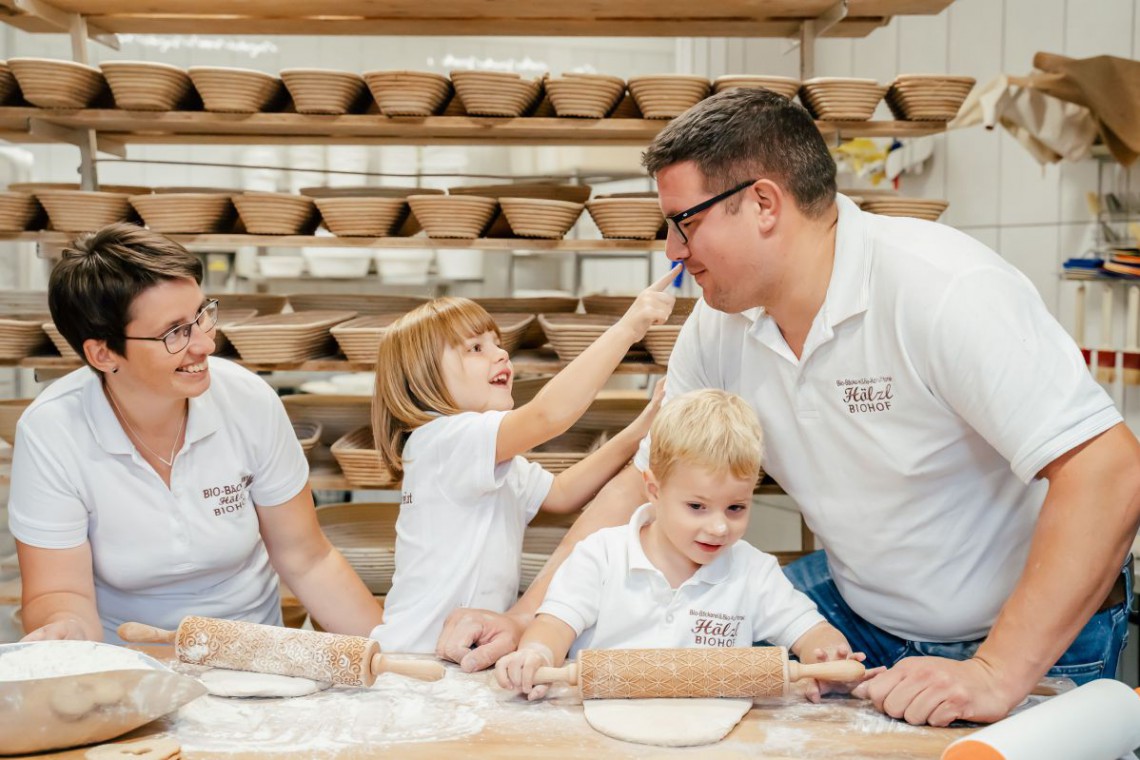 Familienfoto der Bäckerei Hölzl