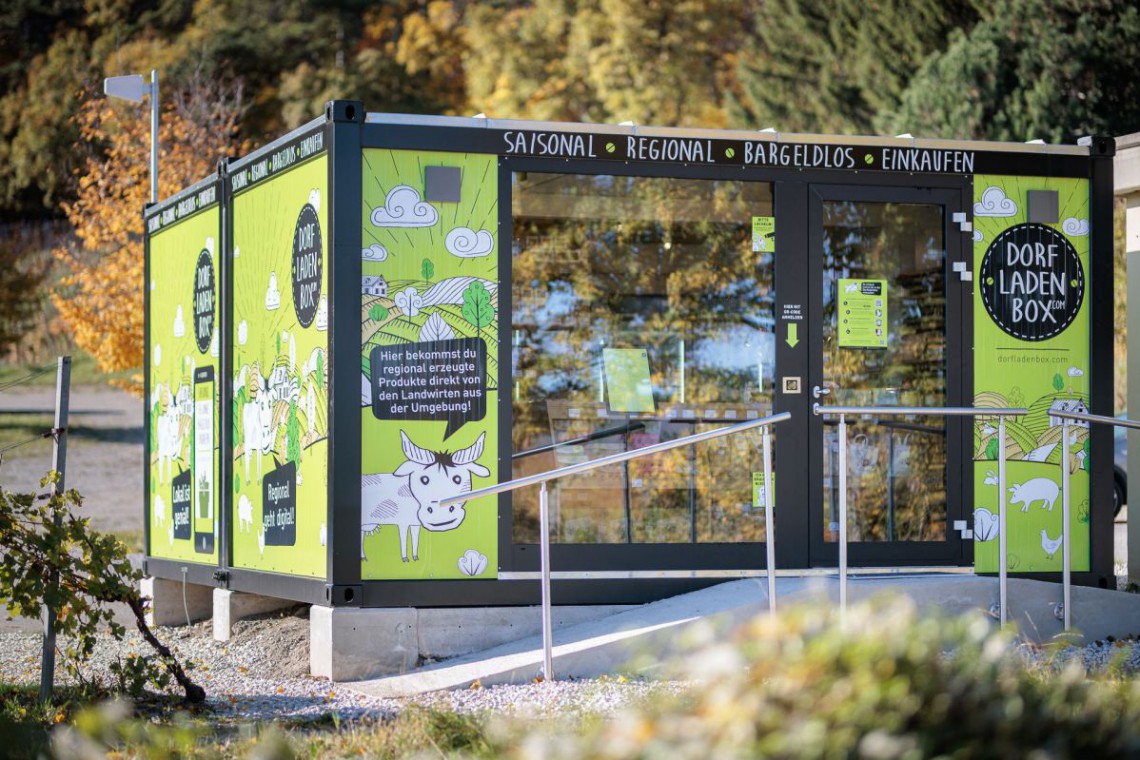 Dorfladenbox Außenansicht