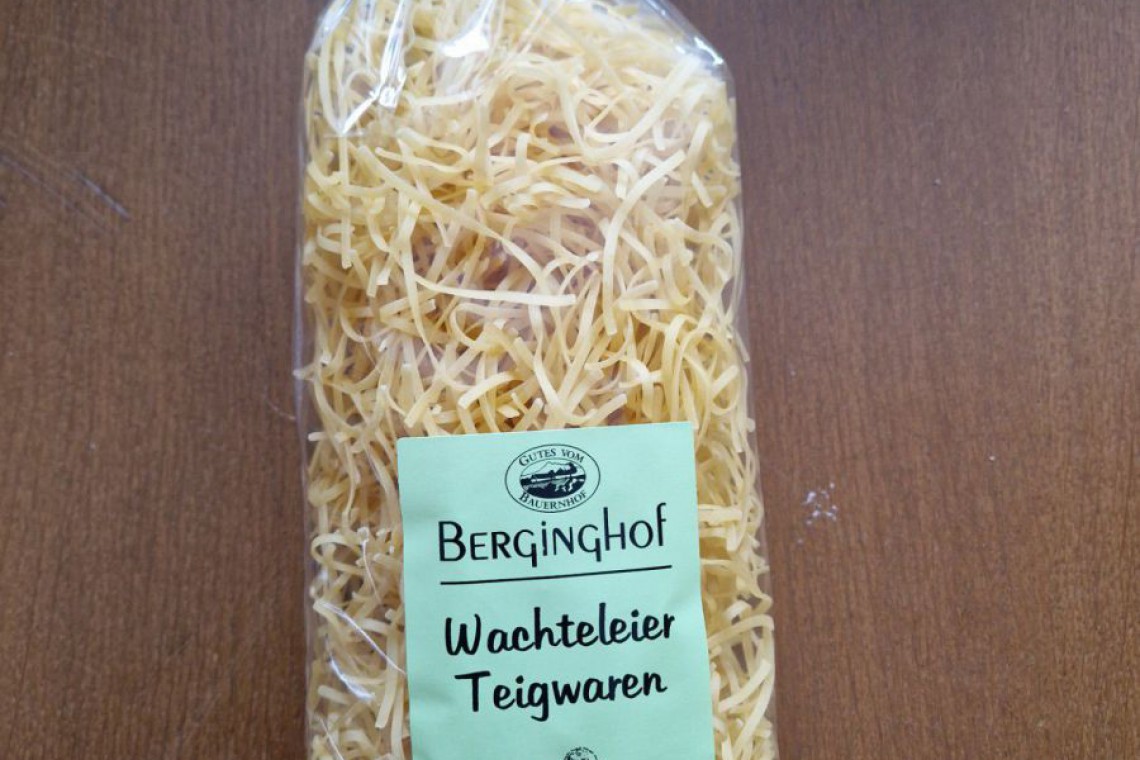 Wachteleier Teigwaren