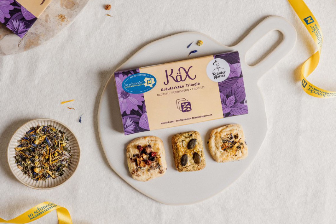 Kr&auml;uterkeks K&auml;x vom Kr&auml;uterpfarrer als Werbegeschenk f&uuml;r Ihre Marke
