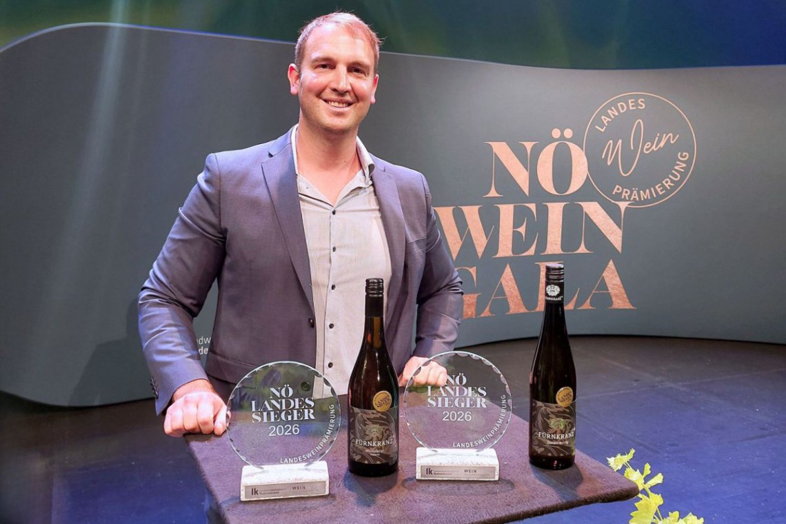 Herr F&uuml;rnkranz bei der N&Ouml; Wein Gala