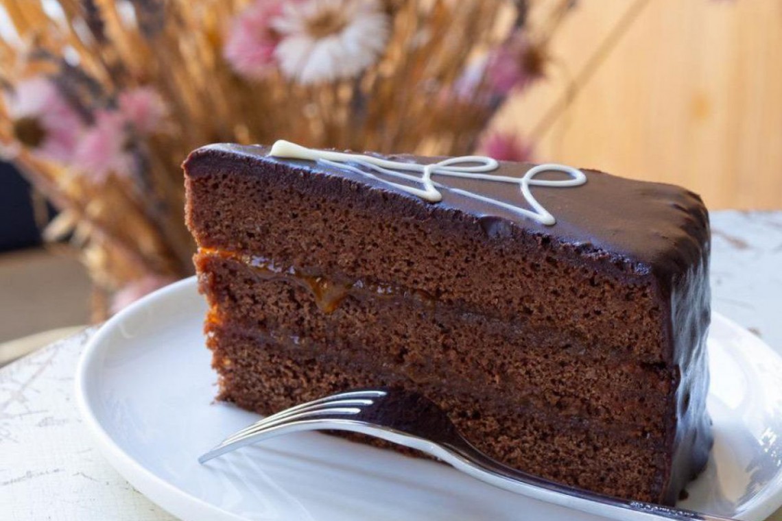 Ein St&uuml;ck Sachertorte