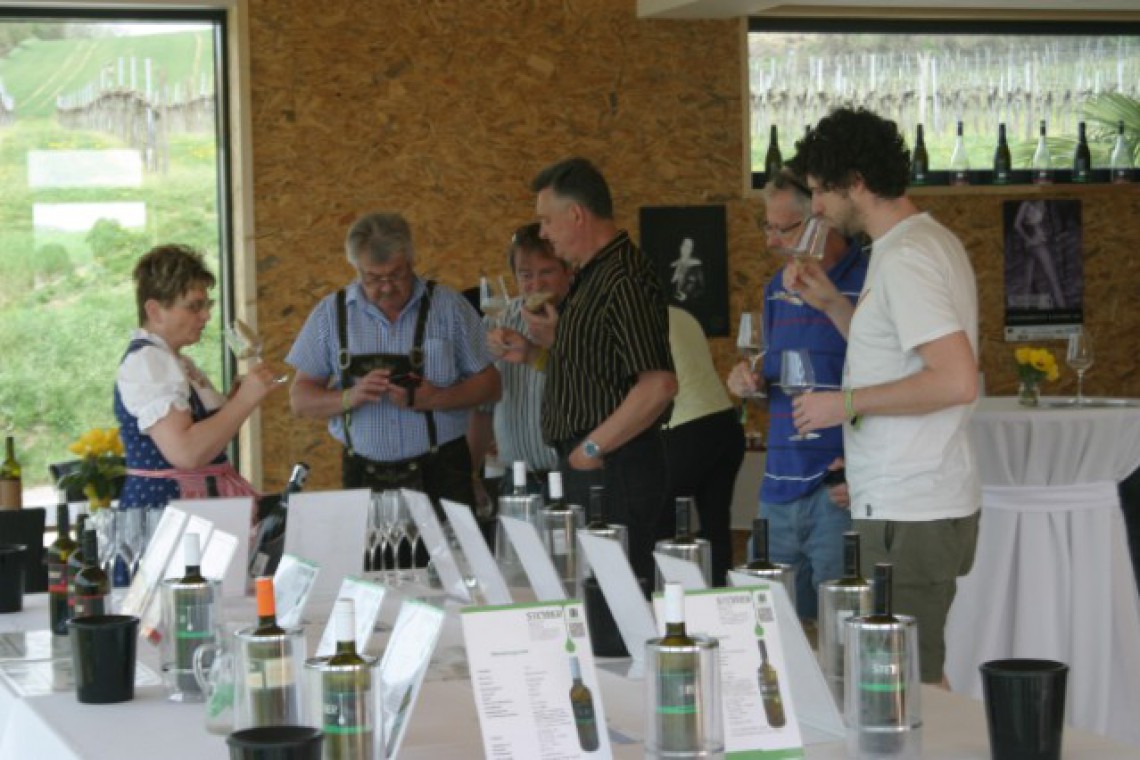 Weingut Steyrer Weinverkostung