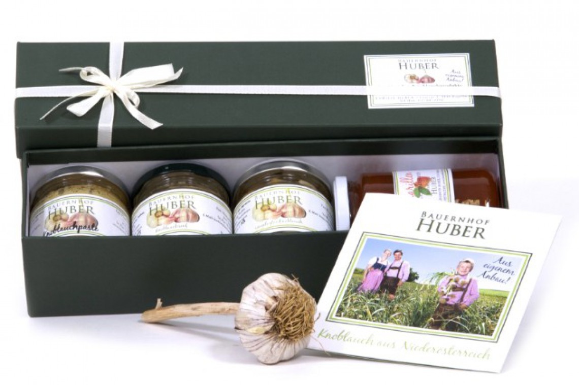 Knoblauch Geschenkpaket