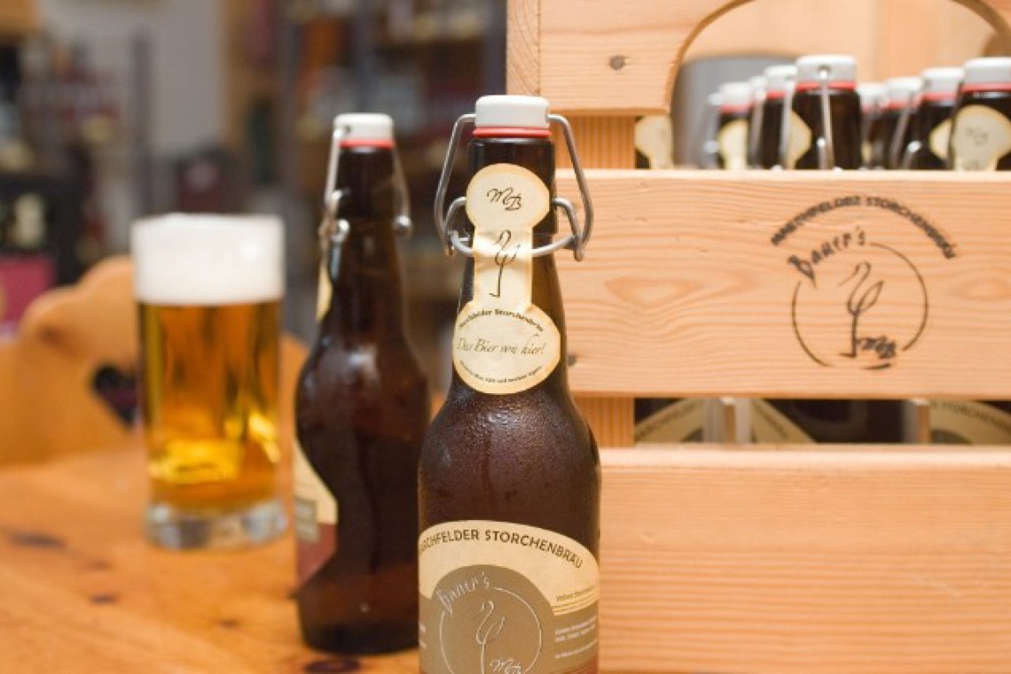 Bier vom Marchfelder Storchenbräu