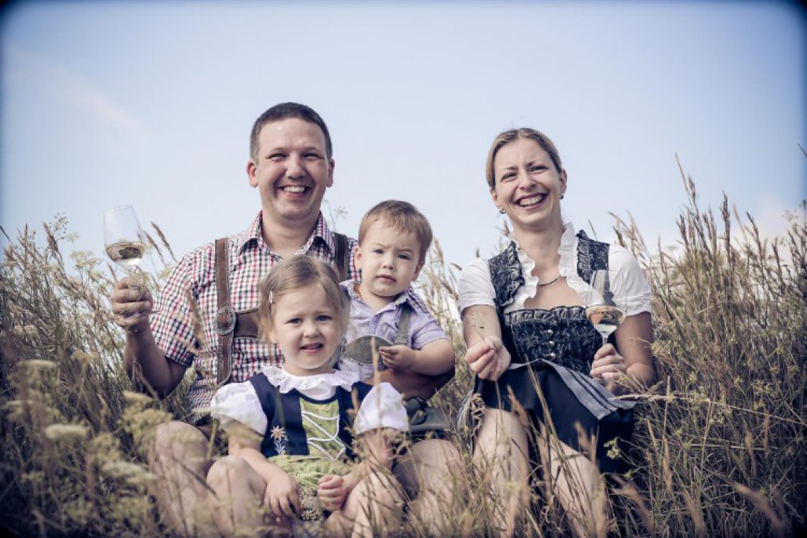 Familie Heilinger im Feld