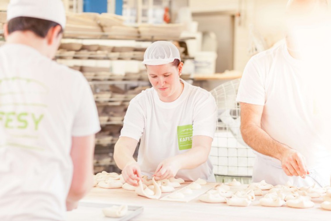 Kafesy Bäckerei Backstube