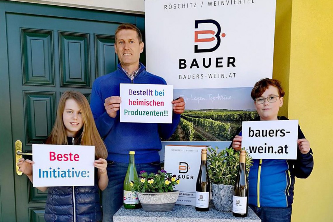 Weinbau Bauer Familie