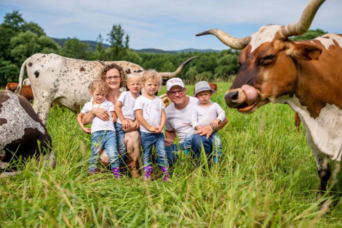 Texas Longhorn Familie Hamersky