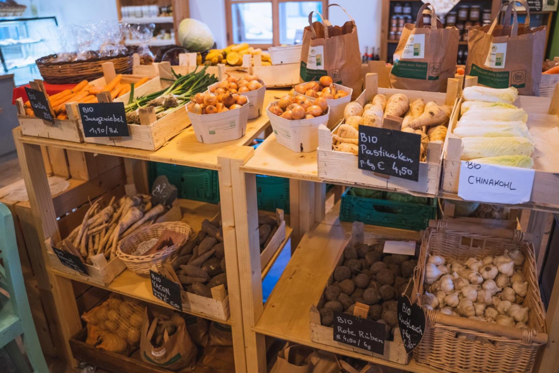 Produktvielfalt der Bauernspeis