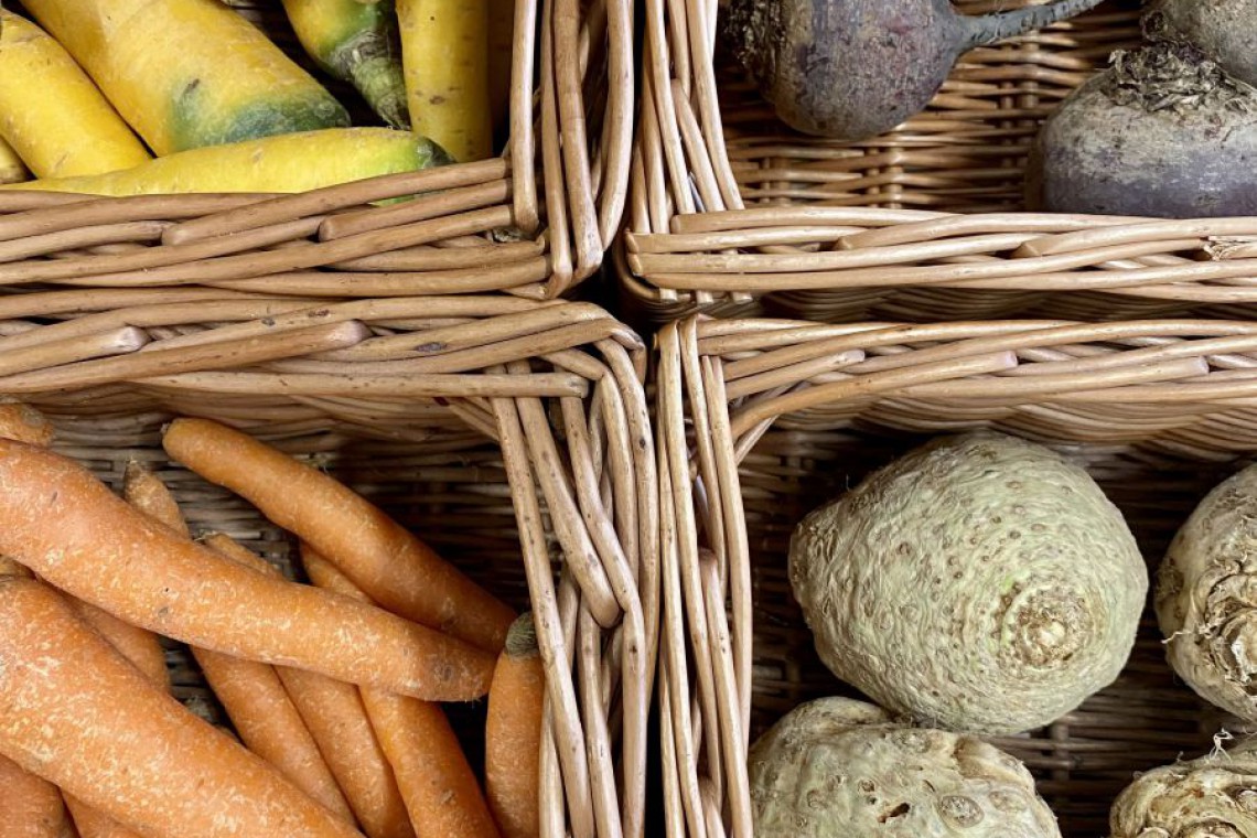 Gem&uuml;se in K&ouml;rben