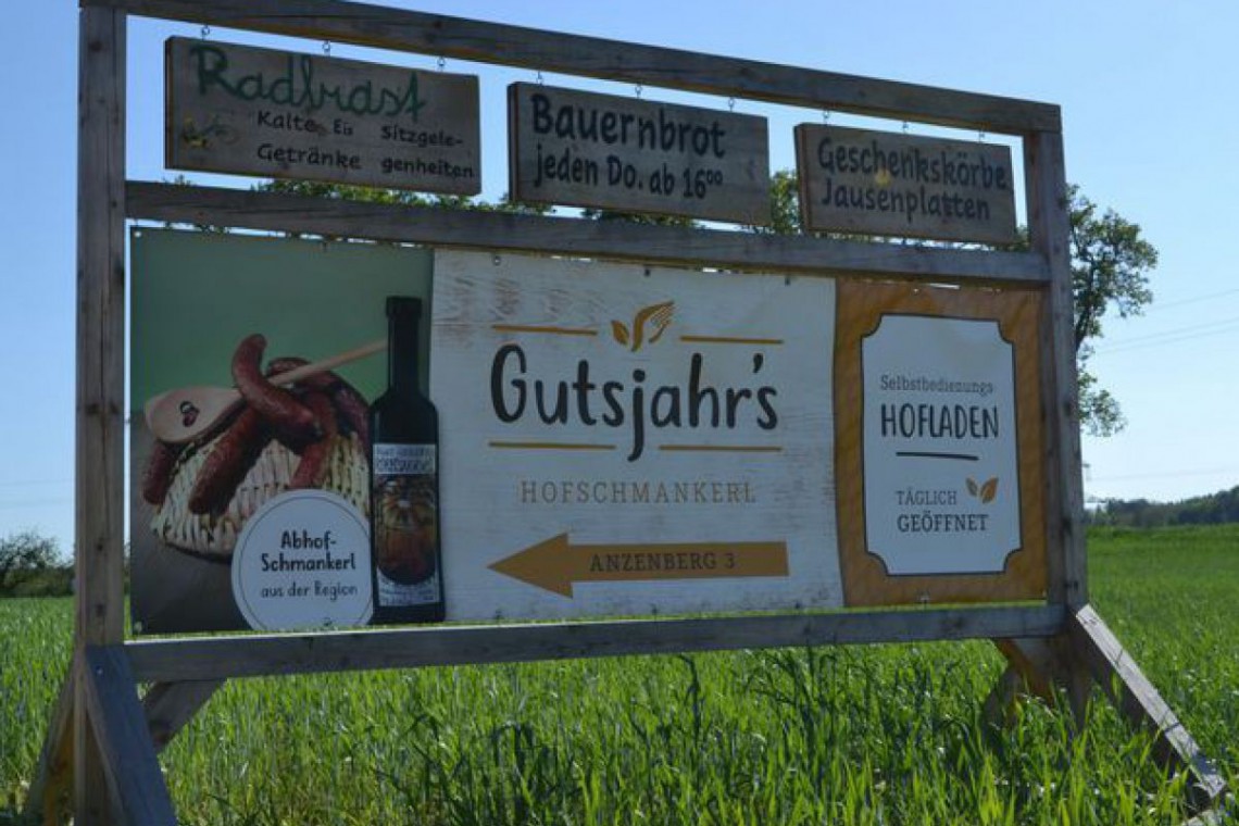 Gutsjahr Hofschmankerl Wegweiser