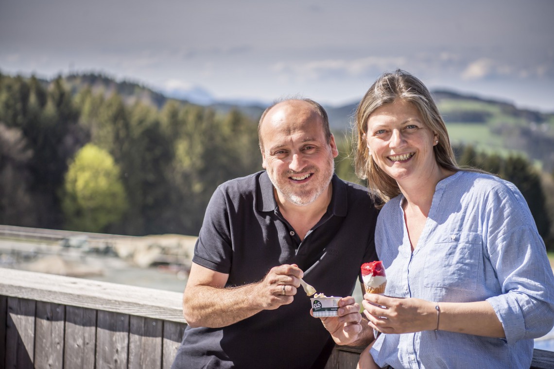 Eis Greissler: Andrea und Georg Blochberger