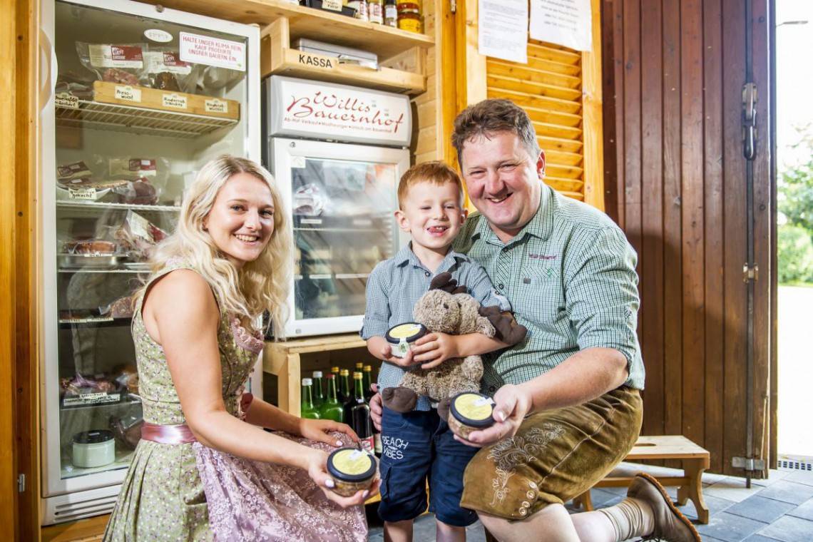 Willis Bauernhof: Andreas Wilhelm mit Kinder