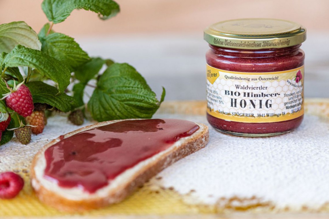 Imkerei Stögerer Produkte Himbeerhonig