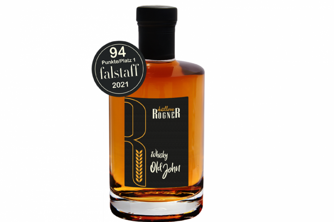 Rogner Old John Whisky Prämierung 1. Platz