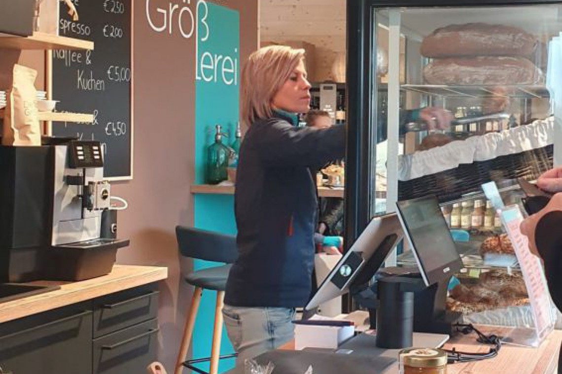 Grösslerei Theke mit Jenny Größ