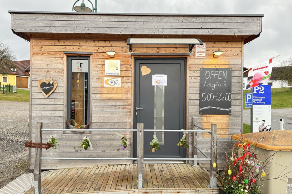 Verkaufsladen Bio-Reich Aussenansicht