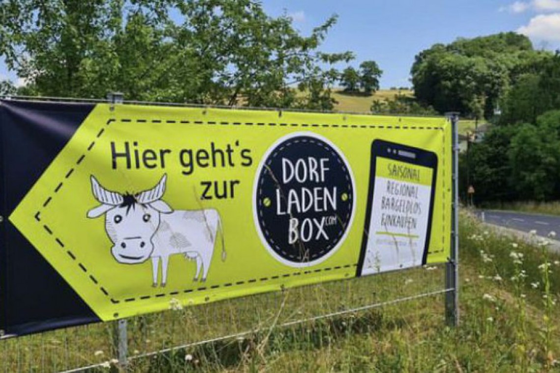 Dorfladenbox Markt Piesting Wegweiser