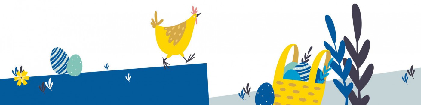 Gewinnspiel: Osterei Sucherei mit Herta, dem Wanderhuhn