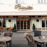 Bild anzeigen: Café Konditorei Raimitz, Konditorei am Bahnhofplatz, Außenansicht