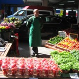 Bild anzeigen: Funny veggie Marktstand