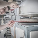 Bild anzeigen: Raphael Hugl bei der Arbeit