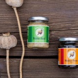 Bild anzeigen: Waldviertler Mohnhof Greßl: Produkte Mohnsenf und Mohnpesto