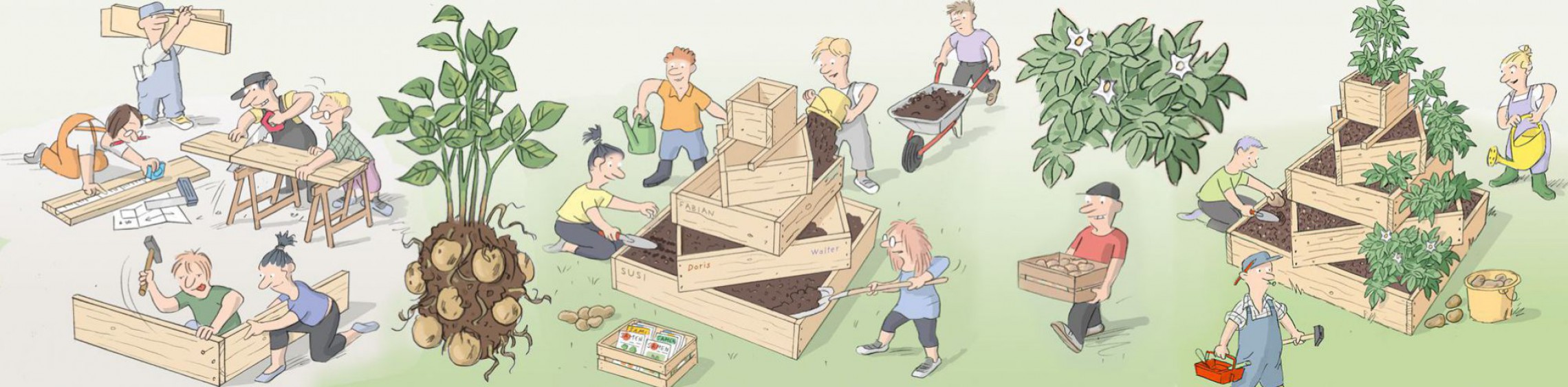 Sujet für das Projekt Erdäpfelpyramide