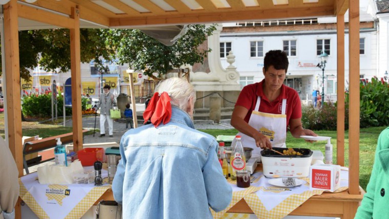 Bauernmarktfrühstück 2021 in Klosterneuburg 