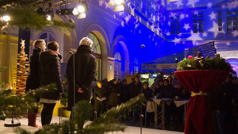 Adventmarkt im Palais NÖ - Aufnahme vom Jahr 2018