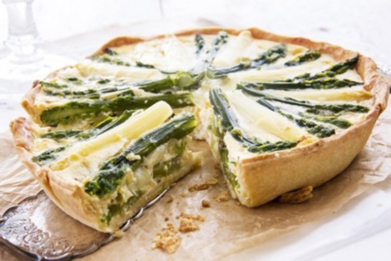 Spargel-Quiche