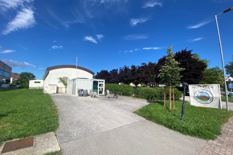 Biobox Hofladen Bad V&ouml;slau Geym&uuml;llerstra&szlig;e Aussenansicht