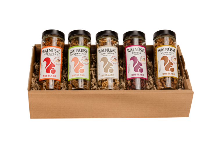 5x knackfrisch im Glas von Nussland