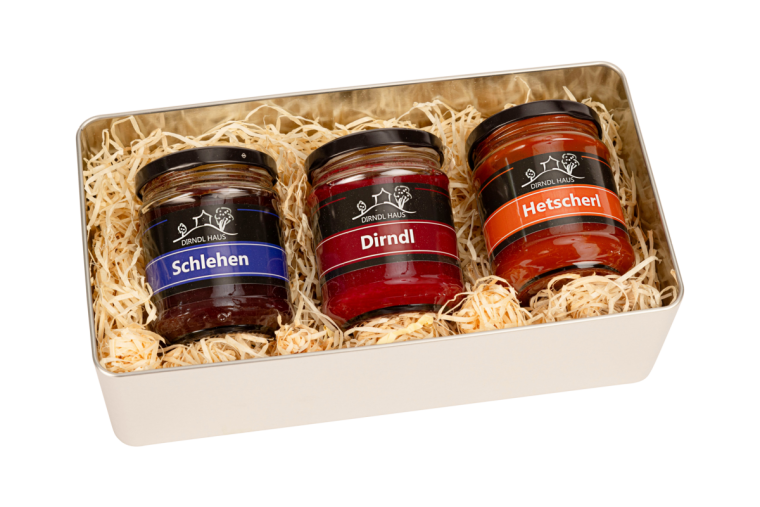 Marmeladen Box Dirndl Haus