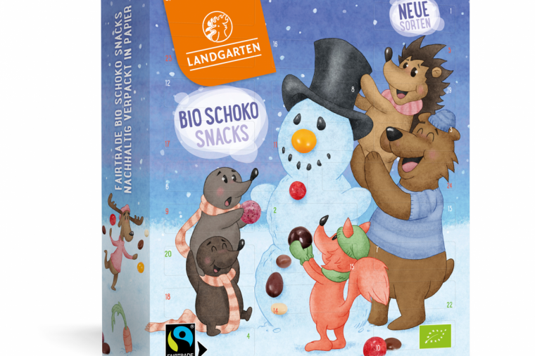 Landgarten Adventkalender Schoko