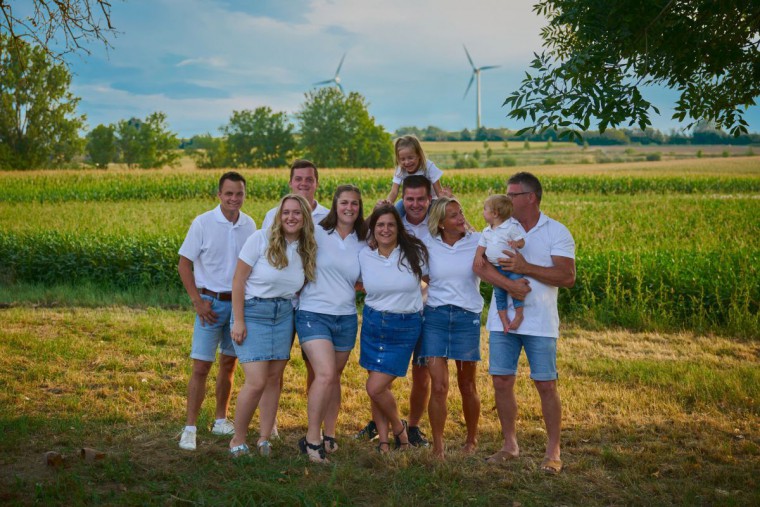 Familienfoto der Familie Herbst