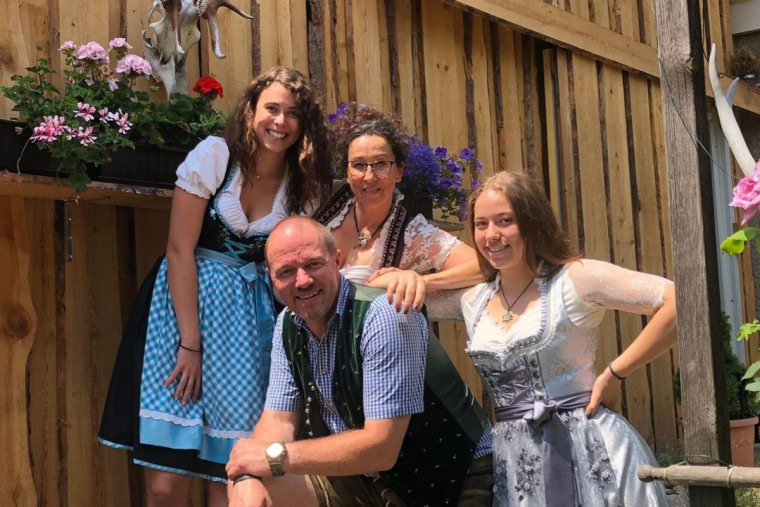 Familienfoto von Familie Grabner