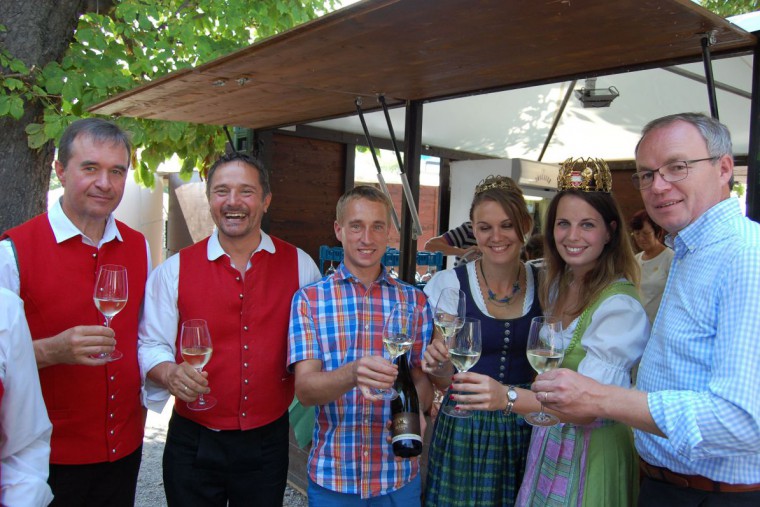 Weingut Berger beim Erntedankfest